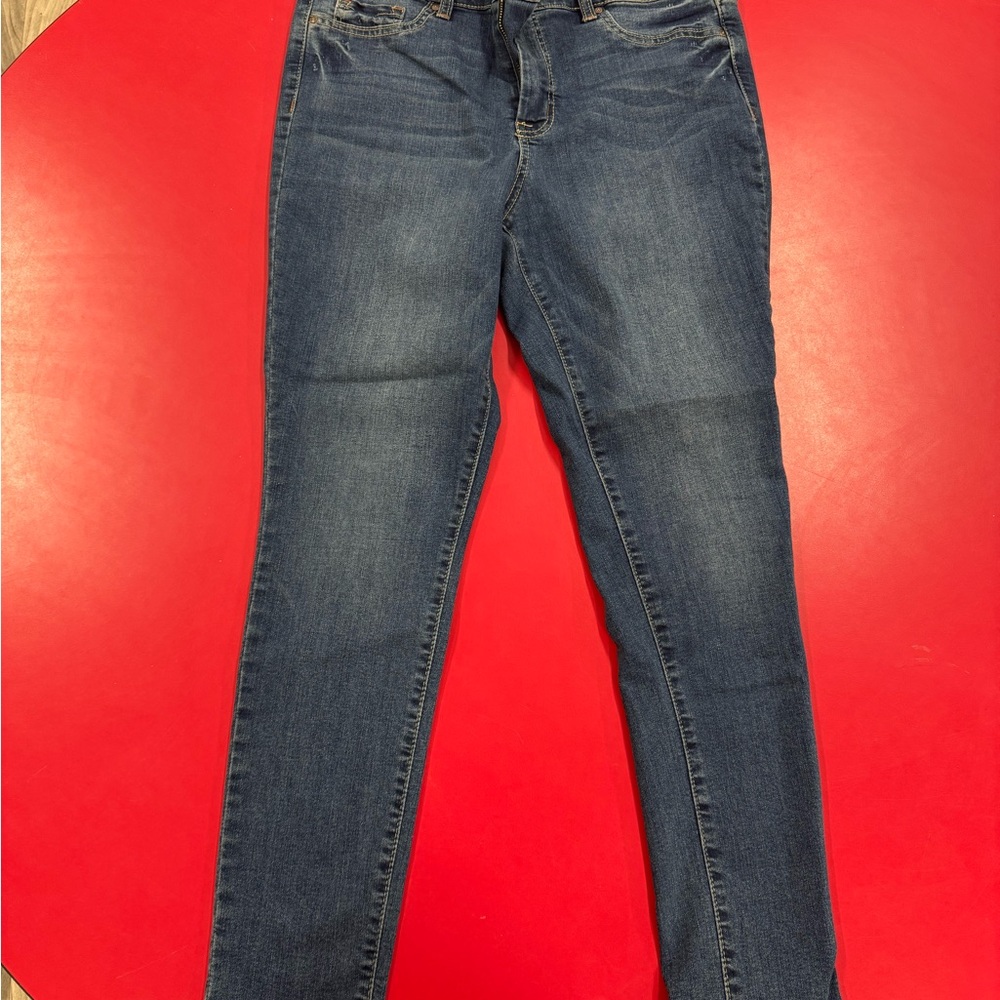 Jessica Simpson dark wash high rise skinny ankle Women's Blue Jeans
